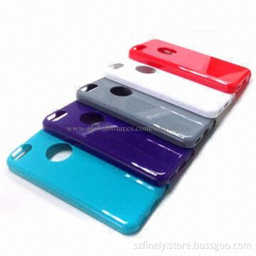 PC Cases for iPhone 5/5S with Apple Hole, Various Colors, Simple Design